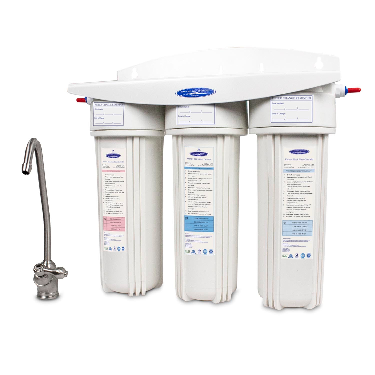 Crystal Quest Arsenic Under Sink Water Filter System